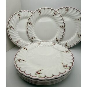 Wedgwood Bone China Pink Garland Set of 6 Side Plates